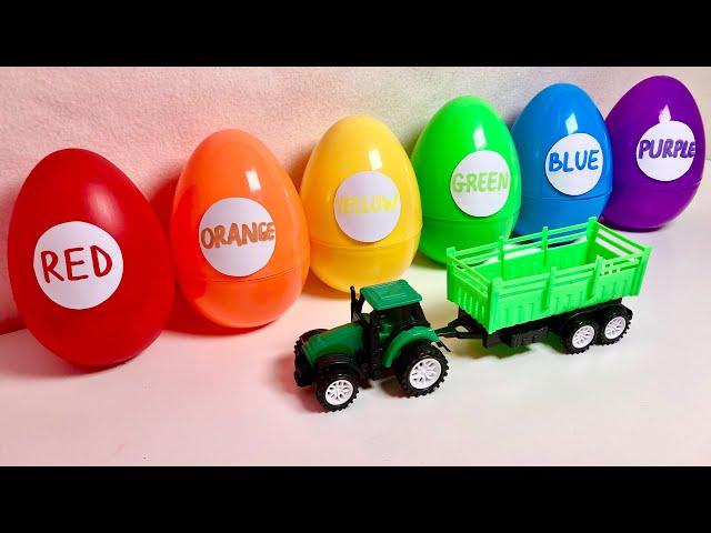 Best Learning Video for Toddlers Learn Colors with Egg Surprises!