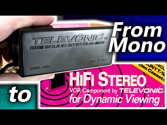 From Mono to Stereo? Televonic Model 2001 HiFi Stereo VCR Component Reviewed