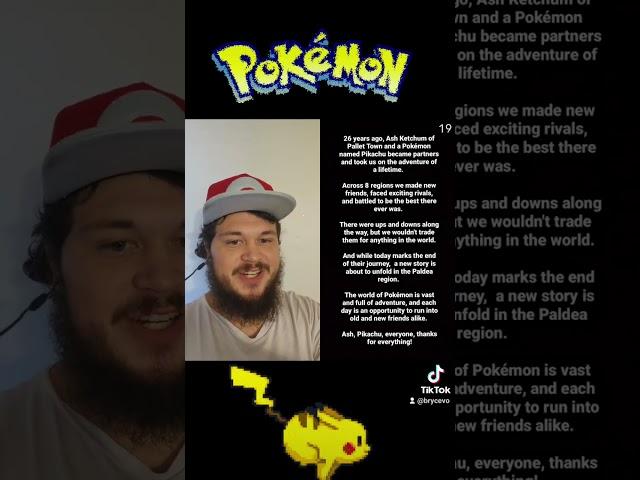 Farewell Ash and Pikachu