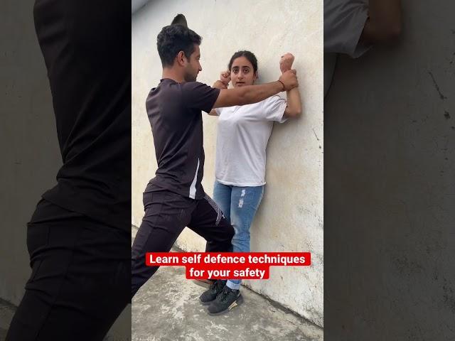 Learn self defence techniques for your safety #selfdefense #youtubeindia #shortsvideo