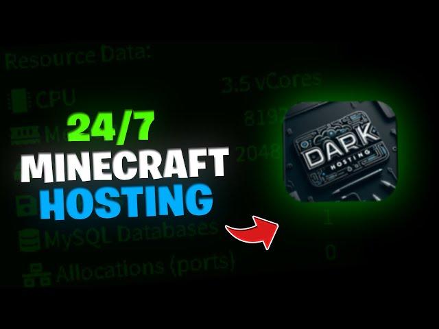 Free 24/7 Indian Minecraft Server Hosting | 8 GB Ram Minecraft Server | Dark Hosting