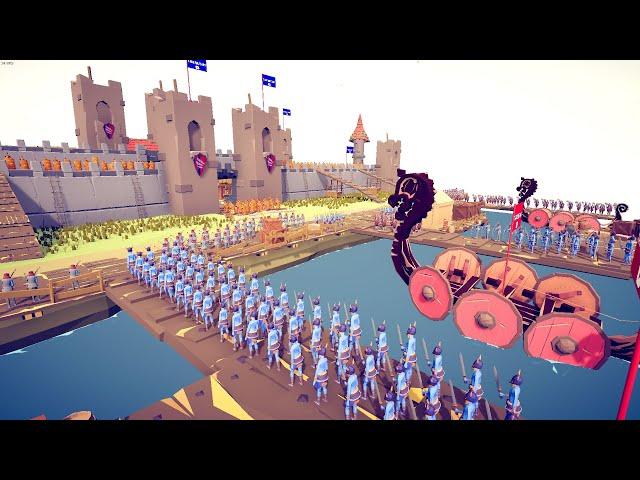 Can 100x Roman army protect king? - Totally Accurate Battle Simulator TABS