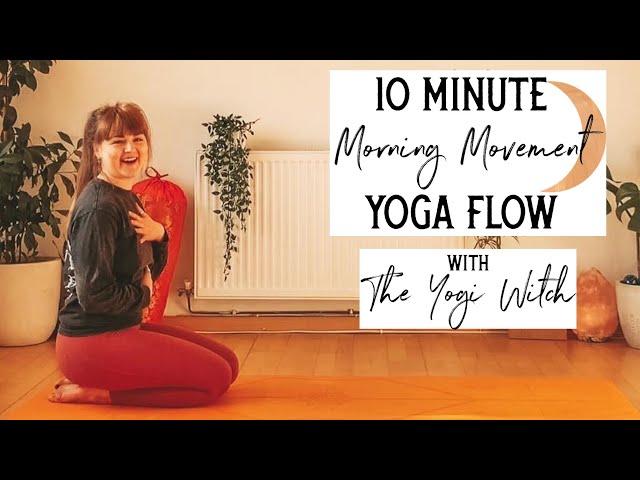 10 Minute // MORNING YOGA FLOW // The Yogi Witch