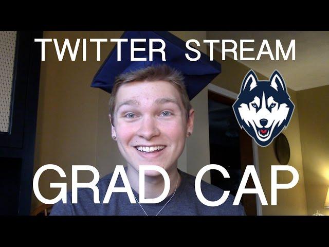 Twitter Stream Graduation Cap
