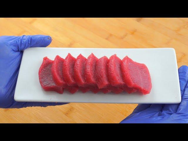 How to defrost frozen tuna｜raw bluefin tuna akami sashimi