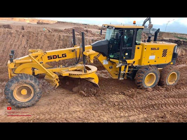 New SDLG G9190F Motor Grader Plowing Road Building