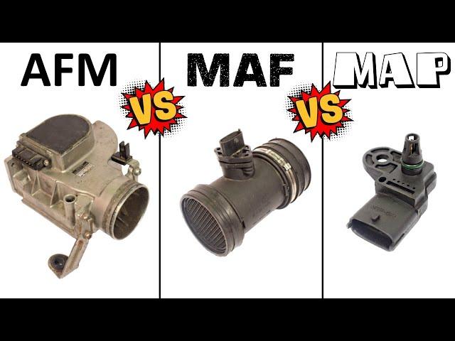 AFM vs. MAF vs. MAP - Air flow SENSORS - HOW they WORK and how they DIFFER from each other