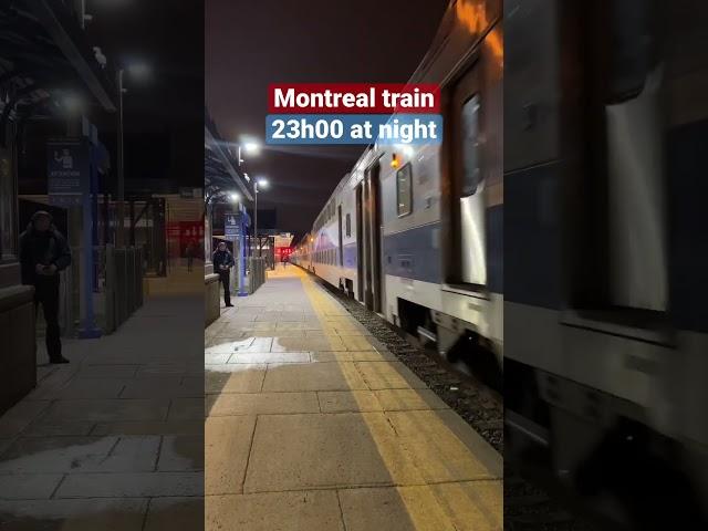 Montreal mornings at night trains  #montreal #vibes #night #life #train