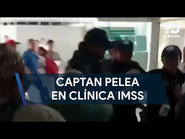 Empleadas de clínica IMSS protagonizan pelea en Monterrey