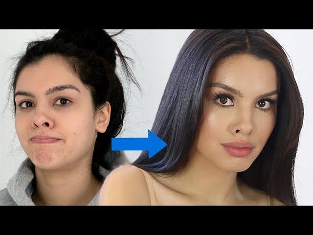 MAKING MYSELF LOOK BETTER IN 2019 (my everyday makeup routine)