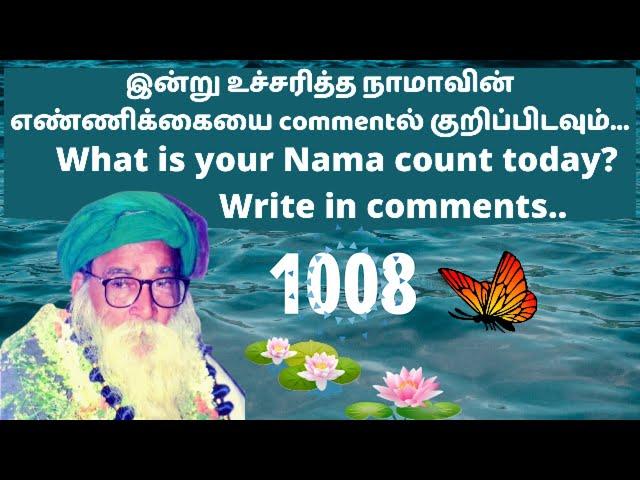 Chant Powerful Mantra and Count along - 1008 - How much did you chant today? - Yogi Ramsuratkumar