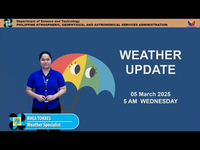 Public Weather Forecast issued at 5AM | March 05, 2025 - Wednesday