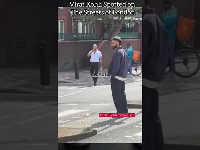 Virat Kohli on the London Streets #ViratKohli #KingKohli #Cricket #Shorts