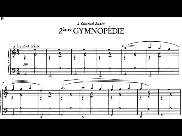 Erik Satie - Gymnopédie No.1, No.2 and No.3 Sheet Music