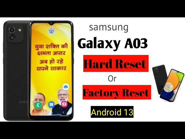 How to reset yogi modi phone | Yogi phone ko kaise reset kare | Samsung A03 Phone reset