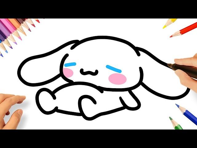 HOW TO DRAW CINNAMOROLL EASY 