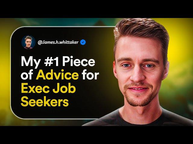 My #1 Piece of Advice For Exec Job Seekers