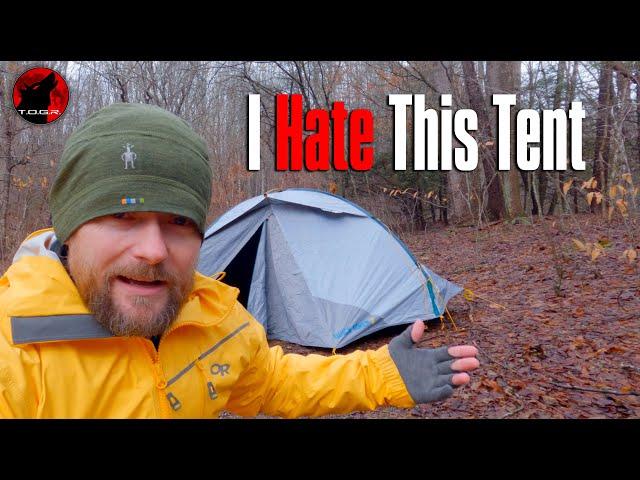 Waterproof Testing the Decathlon Forclaz Quick Hiker 2 Fresh & Black Tent - Test Night