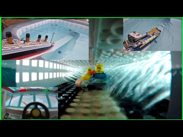 LEGO BOAT LAUNCHES FILMED FROM INSIDE!!