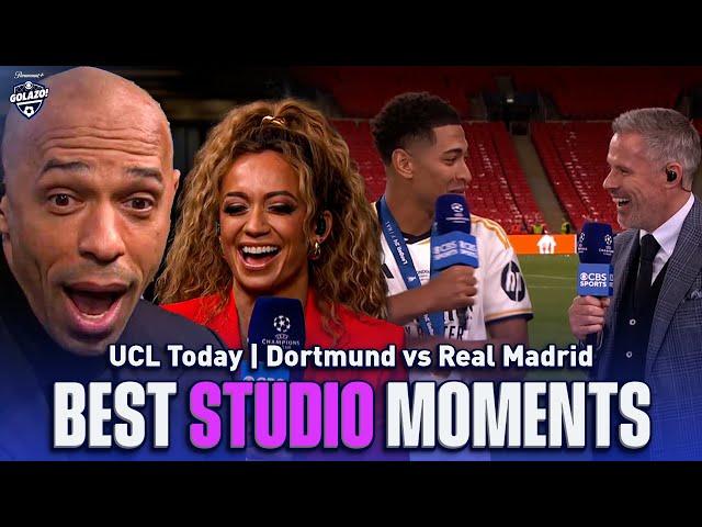 The BEST studio moments from Dortmund vs Real Madrid | Richards, Henry, Abdo, Bellingham & Carragher