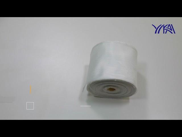 YIKAI Fiberglass Cloth Tape Plain Weave Reinforcement E-Glass Size 4" x 131' (10cm x 40m)