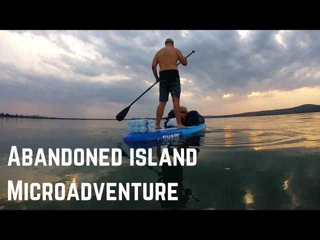 MICROADVENTURE wild camping on the artificial island