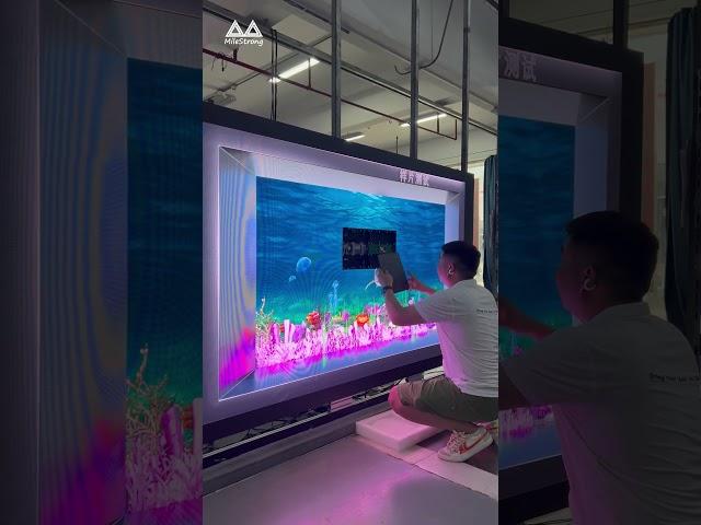LED screen display effect#MileStrong #leddisplay #ledscreen #leddisplayscreen #leddisplayfactory