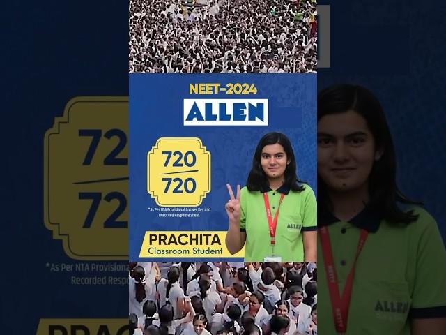 NEET 2024 AIR 1 From Allen Once Again created History #AIR1 #Allen #NEET2024 #kotakibaat #Kota