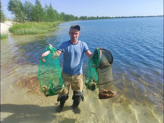 ПОЛОВИЛИ КРУПНОГО ОКУНЯ.РЫБАЛКА НА ЯМАЛЕ.