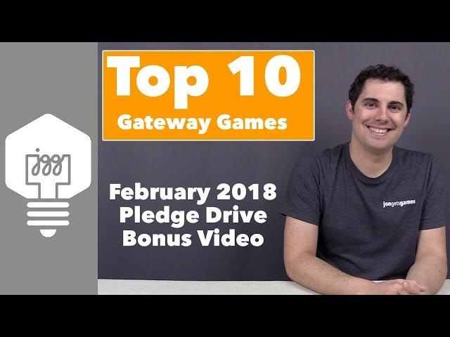 Top 10 Gateway Games - JonGetsGames