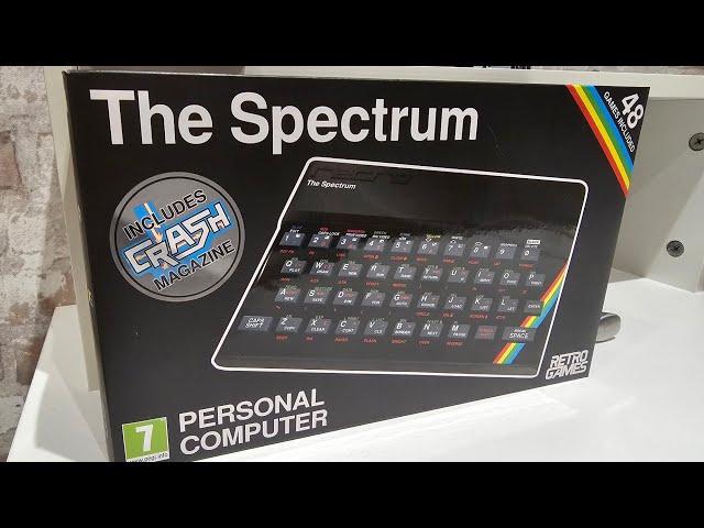 The Spectrum from Retro Games - Unboxing and first look #zxspectrum #thespectrum #retrogaming