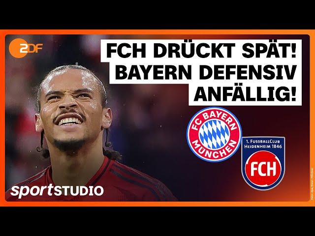 FC Bayern München – 1. FC Heidenheim | Bundesliga, 13. Spieltag Saison 2024/25 | sportstudio