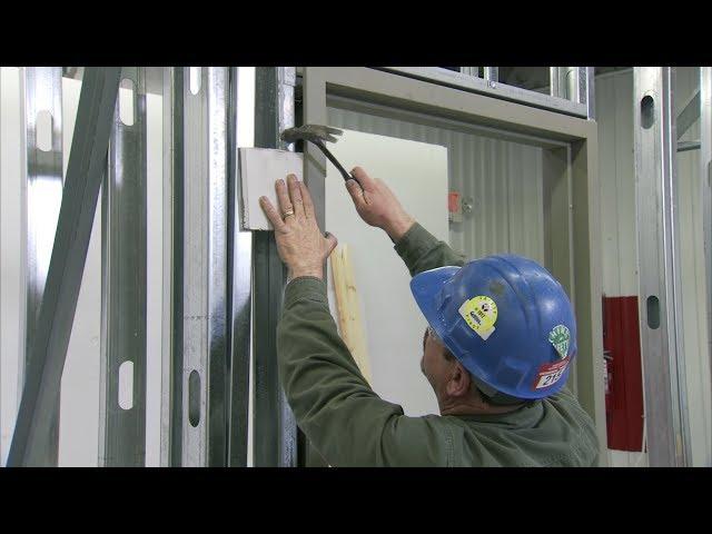 How to Install a Steel Door Frame in Steel Stud Construction | Steel Door Institute