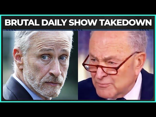 Jon Stewart WRECKS Chuck Schumer In Brutal Daily Show Takedown