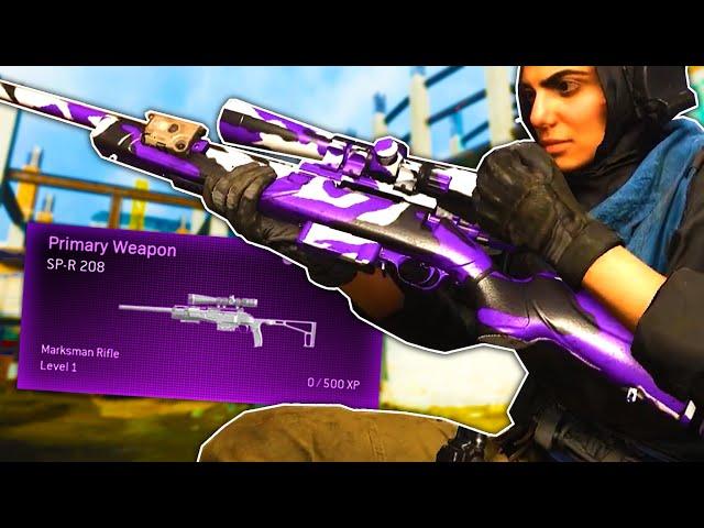 The *QUICKEST* SP-R 208 Class Setup in MODERN WARFARE! (CoD MW Search and Destroy SP-R Sniping)