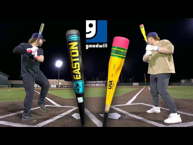 Thrift Store Baseball Bat Challenge | Baseball Bat Bros