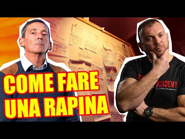 EX RAPINATORE DI BANCHE svela i suoi SEGRETI - con Francesco Ghelardini