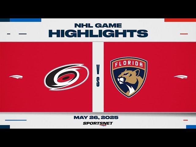 NHL Game 3 Highlights | Hurricanes vs. Panthers - May 21, 2025