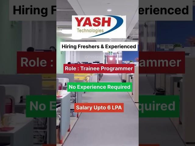 Yash Technologies Hiring Full Process Explained | On campus | Off Campus | Software Engineer Hiring