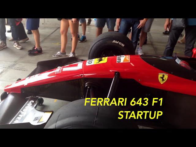 Ferrari 643 F1 - STARTUP