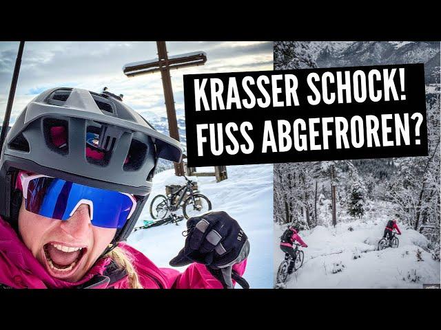 KRASSES BIKE ABENTEUER IM WUNDERSCHÖNEN WINTERWONDERLAND / FREERIDE INC. AUSTRIA