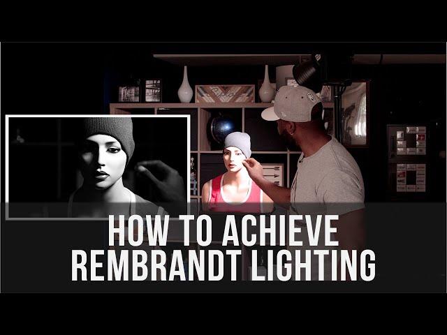 How To Achieve Rembrandt Lighting | Portrait Lighting Mini Series