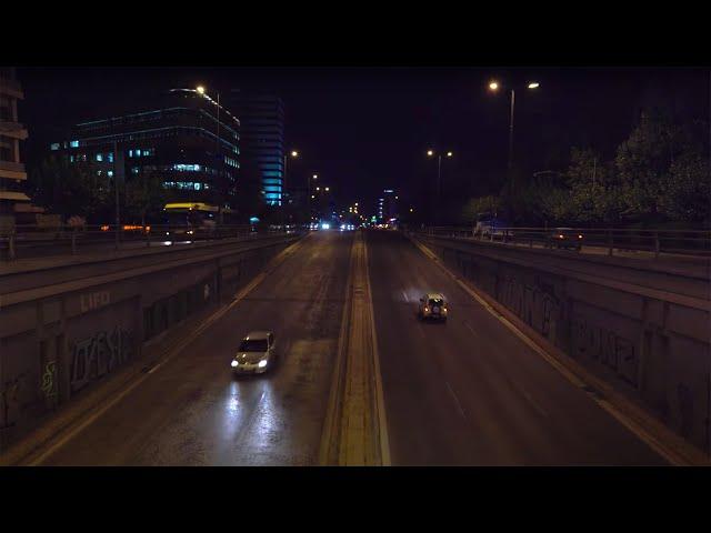 #88 2hrs Night City Traffic Ambience for sleeping, relaxing | ASMR Ambient Sounds