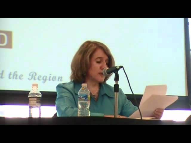 Marina Markovich of Jewish Family Services at Global Cleveland Summit
