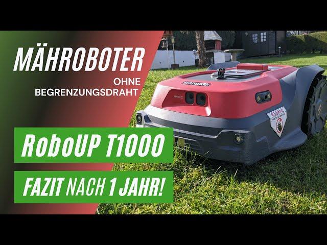 RoboUP T1000 - Ein Jahr mit dem Rasenmähroboter - mein Fazit