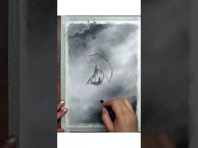 Drawing of rainy season