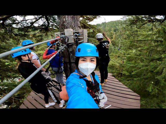 Zipline adventure in Ketchikan, Alaska by Pinay At Sea