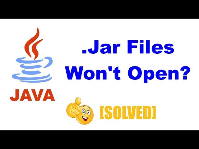 How to Run Executable Java (.jar) Files in Windows