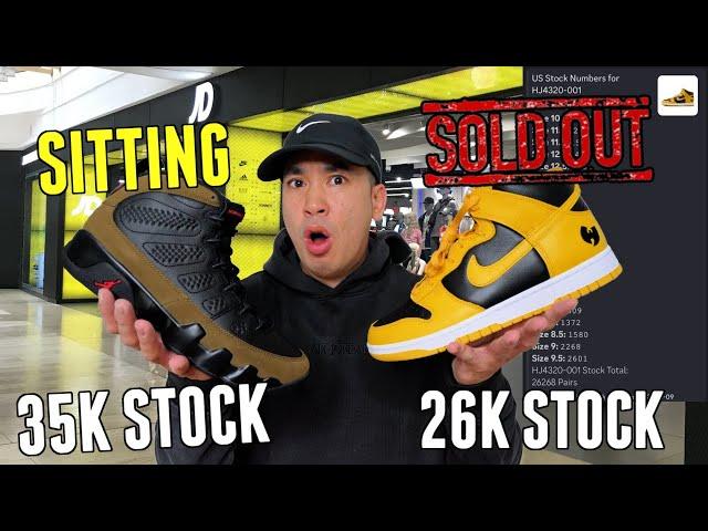 SOLDOUT NIKE DUNK WUTANG !!! SITTING JORDAN 9 OLIVE PICK UP VLOG