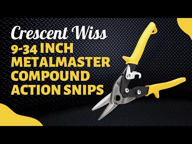 Crescent Wiss 9 34 Inch MetalMaster Compound Action Snips